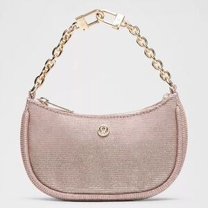 Lululemon Athletica Metallic Pink Shoulder Bag